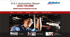 Desktop Screenshot of gandlautomotiverepair.com